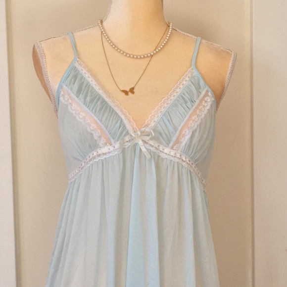 Other - blue vintage slip dress